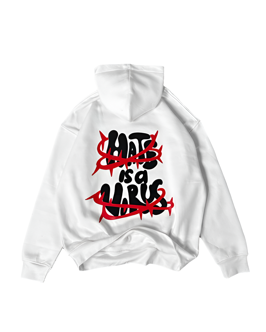 Hats Is A Virus Oversized Hoodie